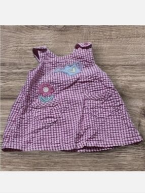 BABY GIRL'S T.M.C SMOCKED WATERING CAN AND FLOWER DRESS